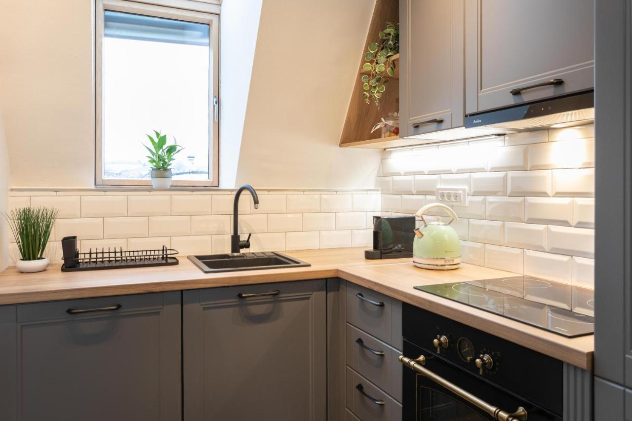 萨格勒布Design 1Bdr Loft Near Kvaternik Square公寓 外观 照片